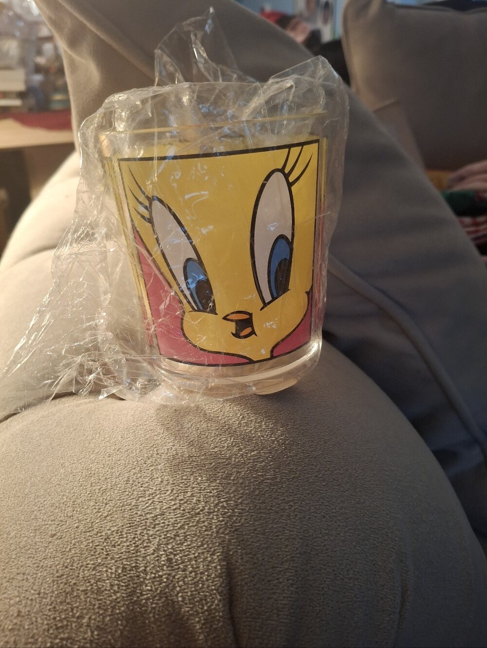 Tweety Bird Character Plastic - Yellow & Pink